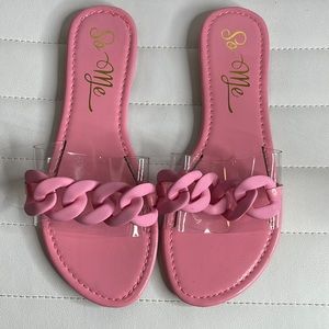 Pink sandal size 10